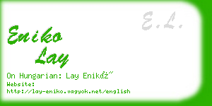 eniko lay business card